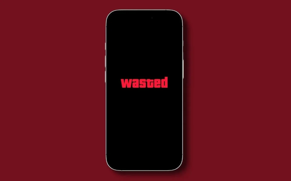 gta wasted wallpaper