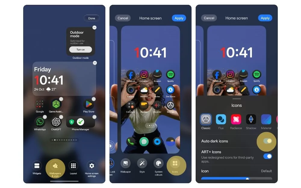 как применить новые значки темного режима на смартфоне OnePlus how to apply new dark mode icons on your oneplus smartphone