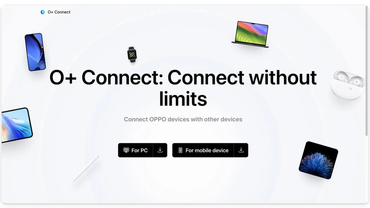 установить или подключить приложение 1 install o+ connect app