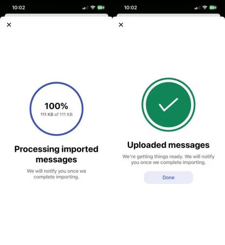 WhatsApp チャットを arattai メッセンジャーに転送する transfer whatsapp chats to arattai messenger