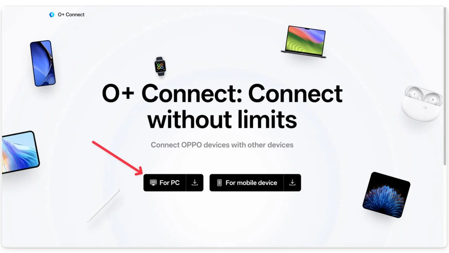 アプリをダウンロードまたは接続する download o+ connect app