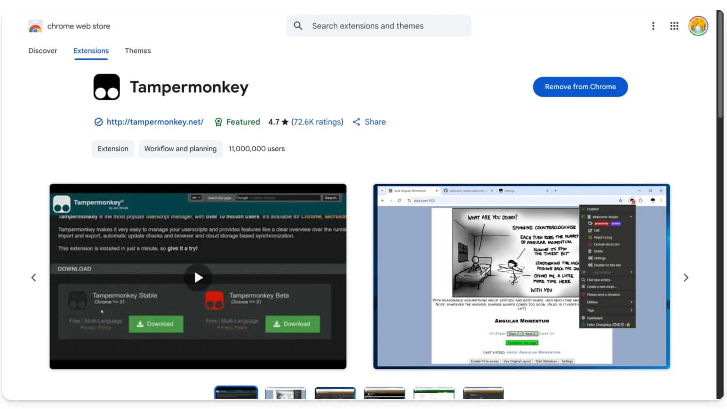 ملحق كروم تامبرمونكي tampermonkey chrome extension