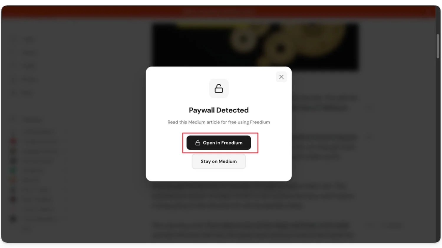البرنامج النصي لإزالة جدار الحماية المتوسط medium paywall remover script