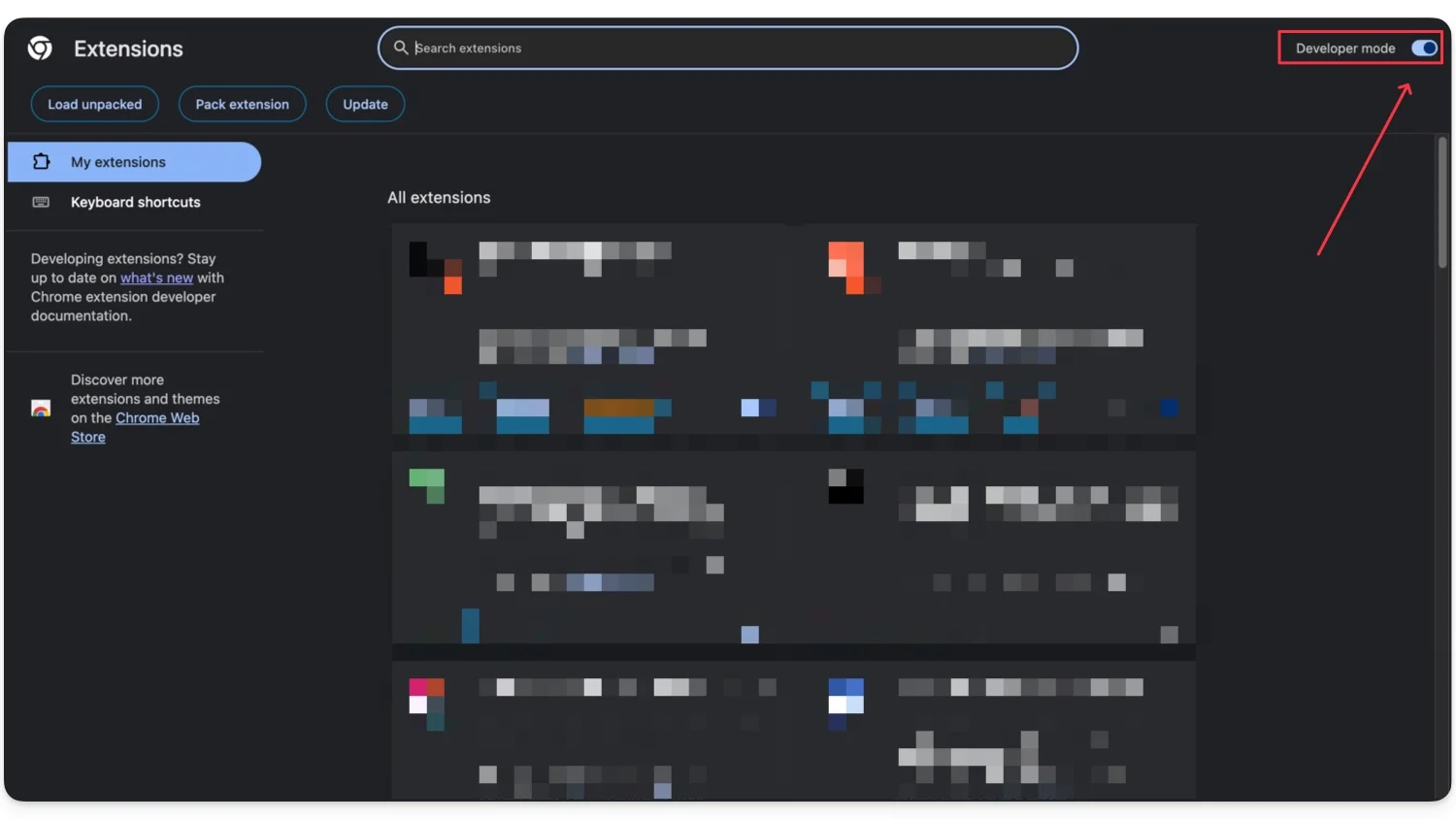كيفية تفعيل وضع المطور في جوجل كروم how to enable developer mode on google chrome