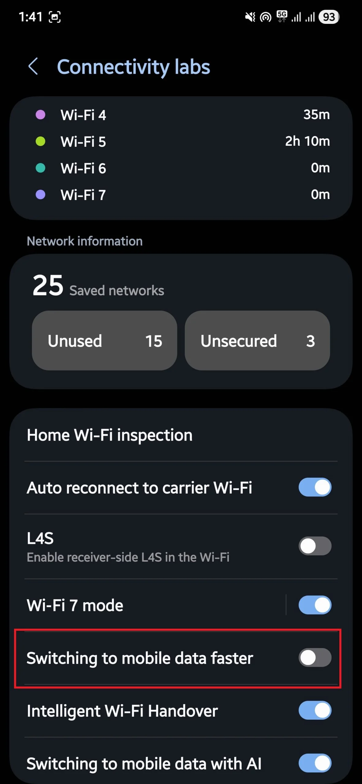 samsung’s secret connectivity labs gives you access to hidden wi-fi tools [how to] - switch to mobile data faster scaled