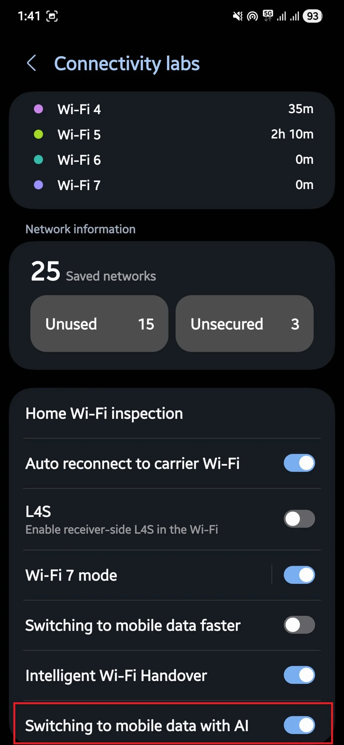 samsung’s secret connectivity labs gives you access to hidden wi-fi tools [how to] - switch to mobile data with ai scaled