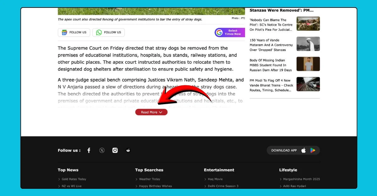 auto expand read more buttons