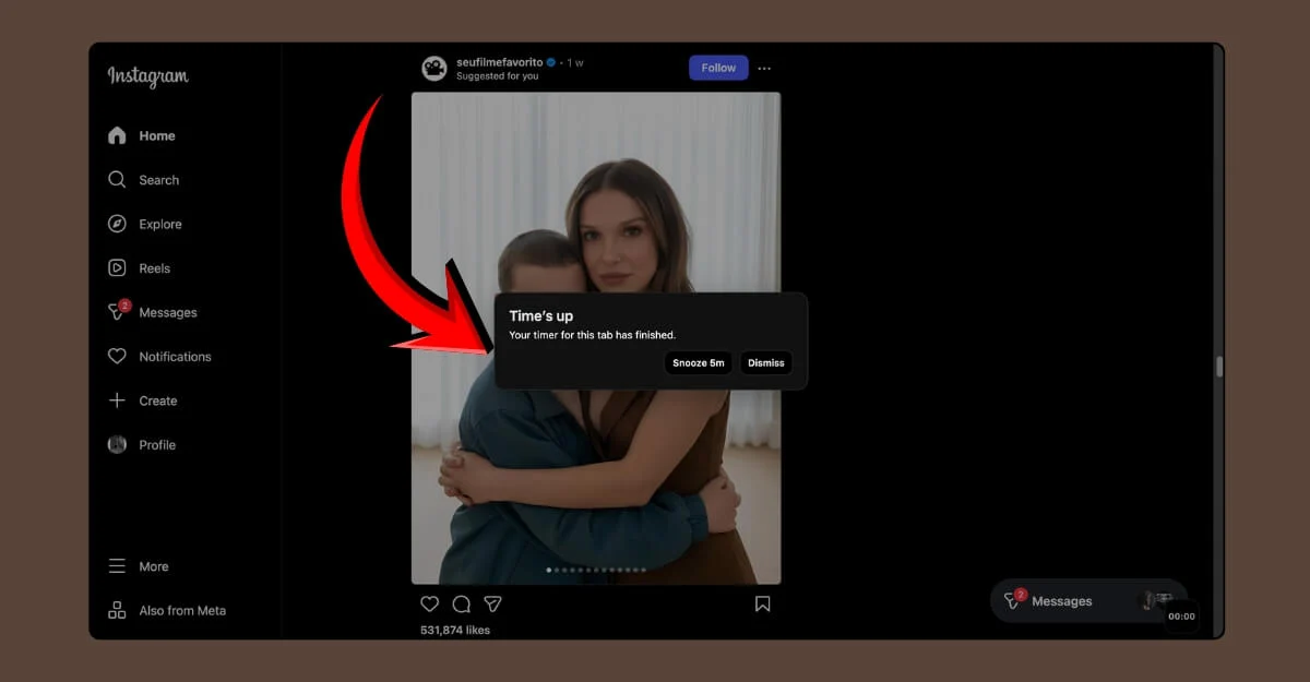 add timer to browser tabs