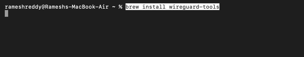 install wireguard tools