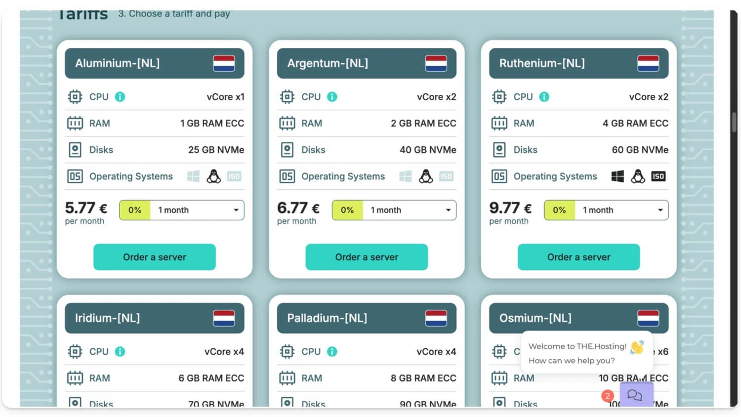 託管廣泛的服務器選項 the hosting wide server options