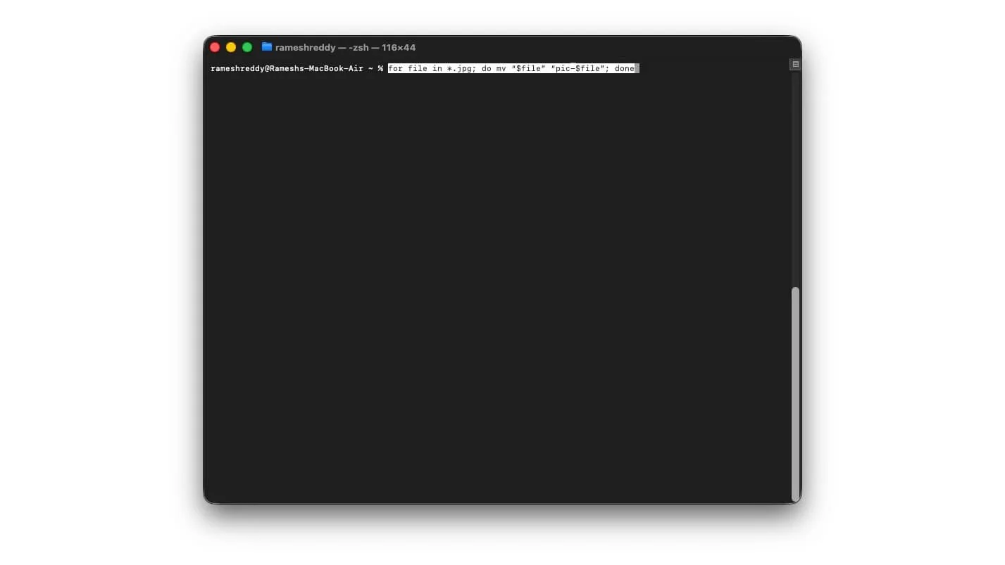 批量重命名文件 batch rename files