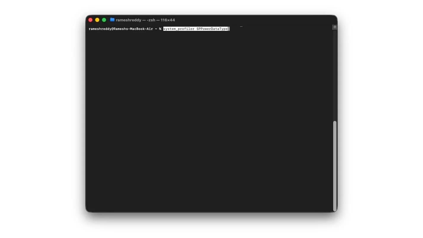 快速查看您的 Mac 電池健康狀況 quickly view your mac’s battery health