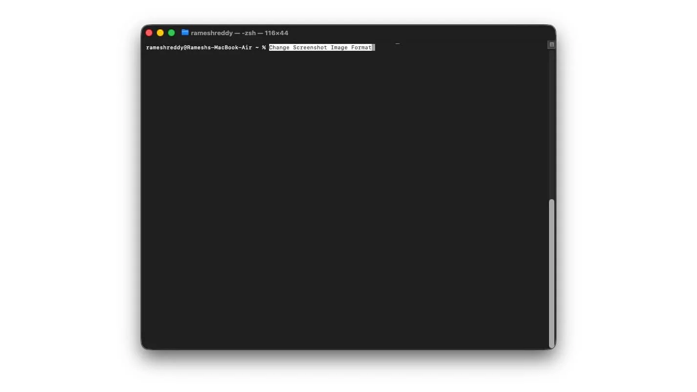 更改屏幕截圖圖像格式 change screenshot image format
