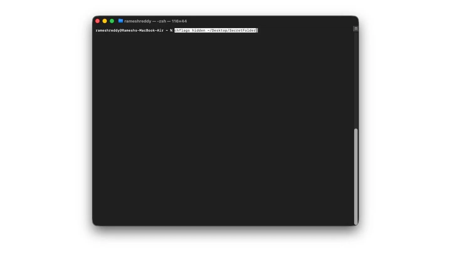 隱藏和取消隱藏文件或文件夾 hide and unhide files or folders