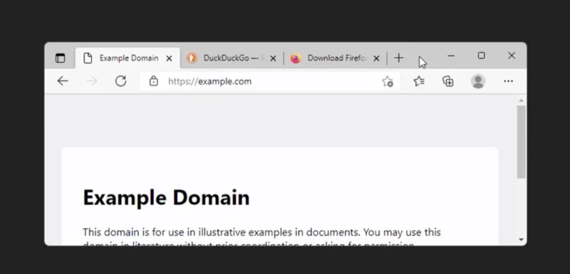 cycling through open tabs in a browser using mouse wheel.