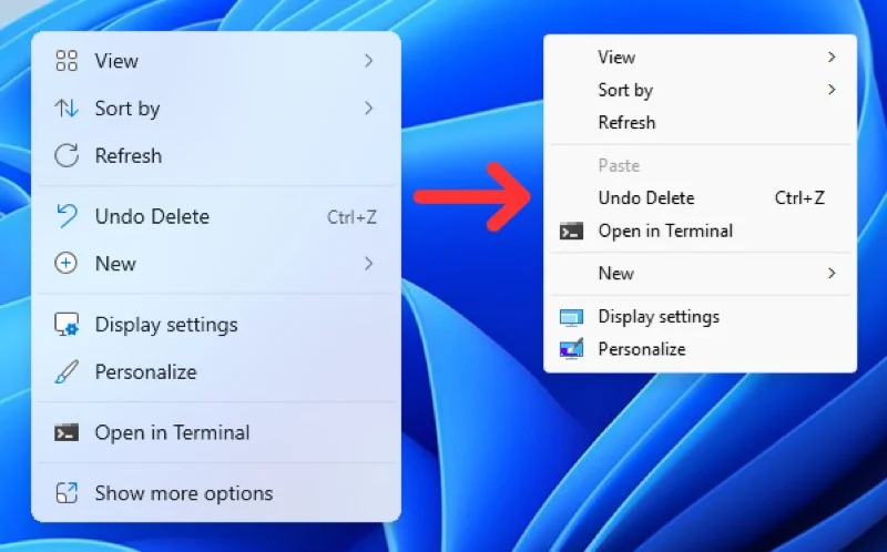 classic context menu on windows 11.