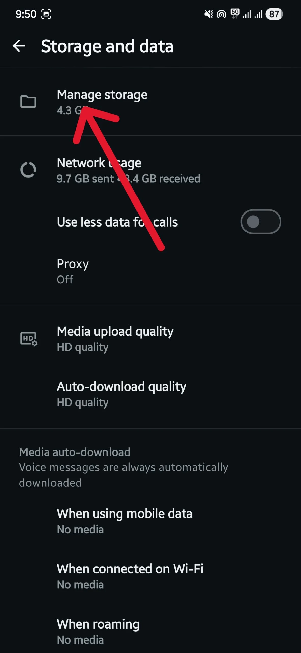 إدارة التخزين تحجيمها whatsapp backup too large? 5 tips to trim down the file size - manage storage scaled