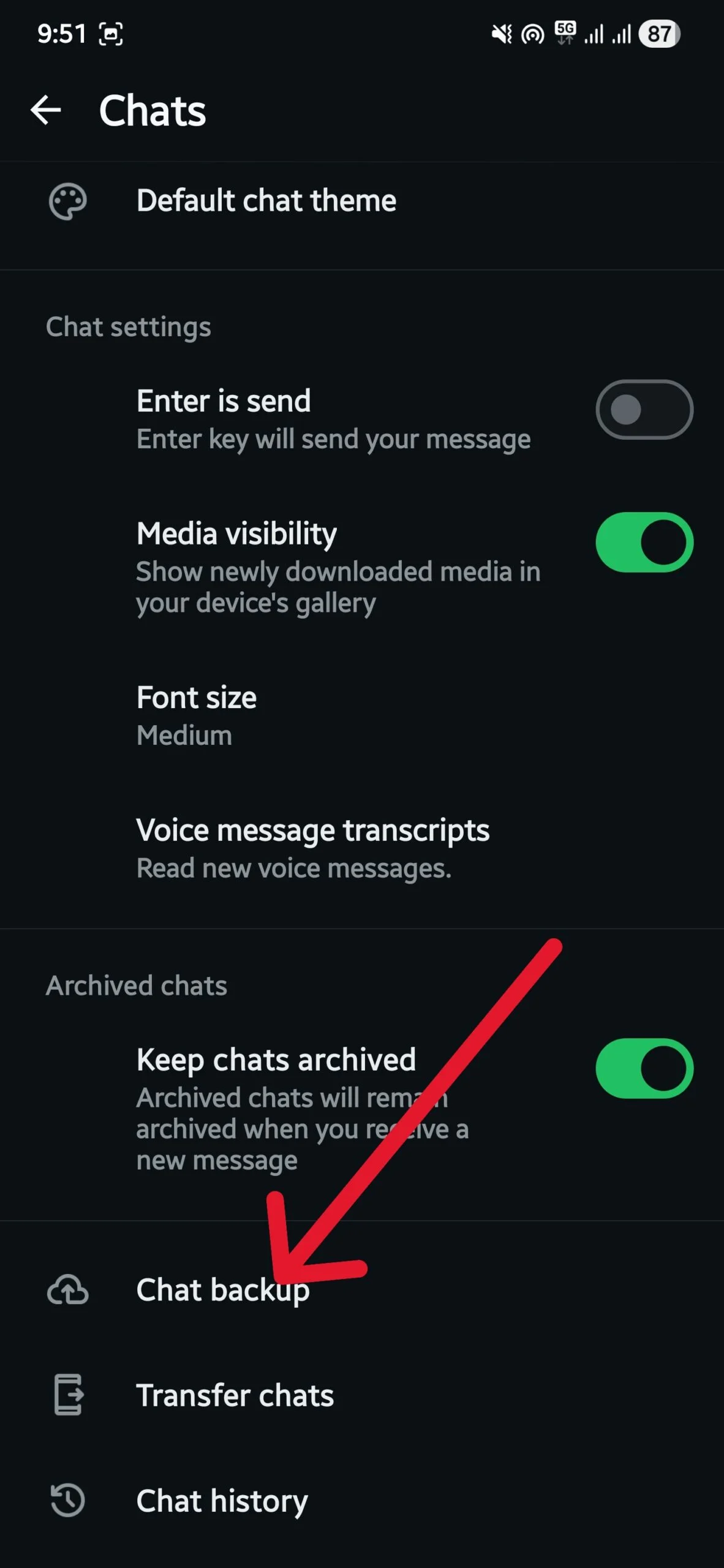 تم تحجيم النسخ الاحتياطي للدردشة whatsapp backup too large? 5 tips to trim down the file size - chat backup scaled