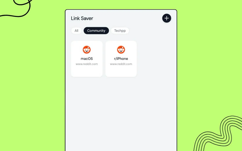filter links based on label