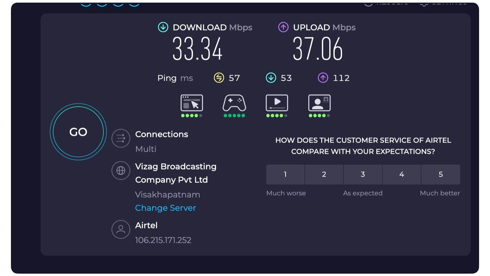 speeds without vpn