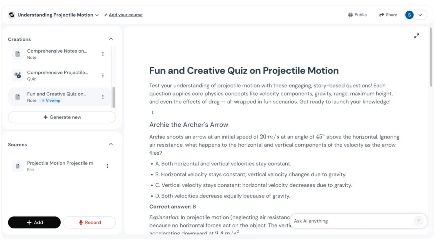 résumez votre matériel d’étude summarize your study materials