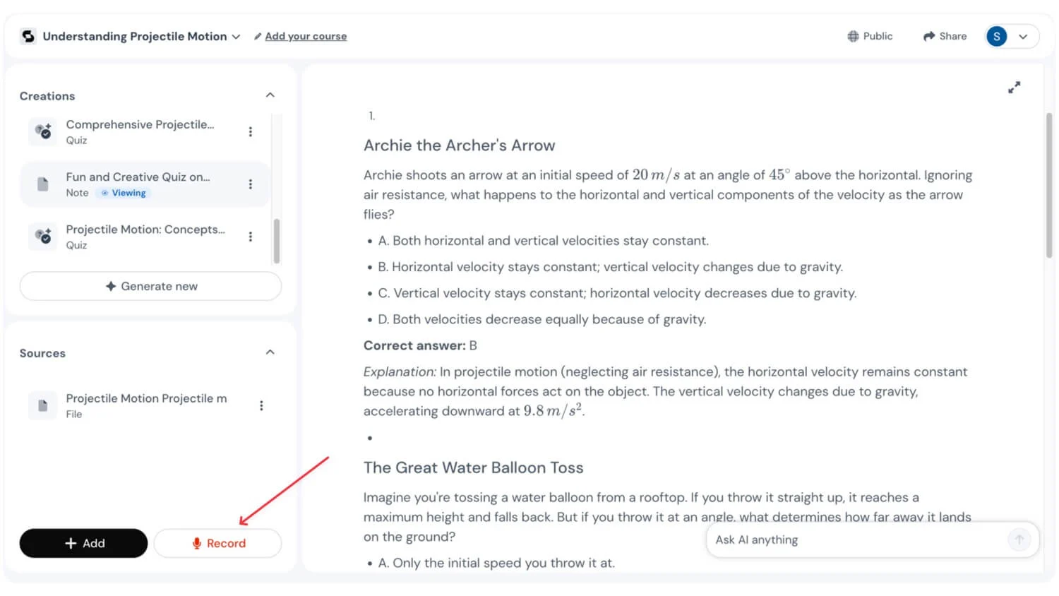 enregistrer les cours en classe record class lectures