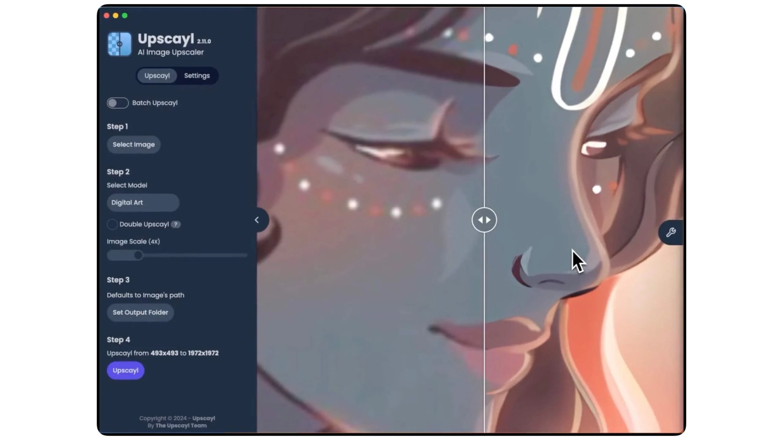 upscayl free image enhancer tool 