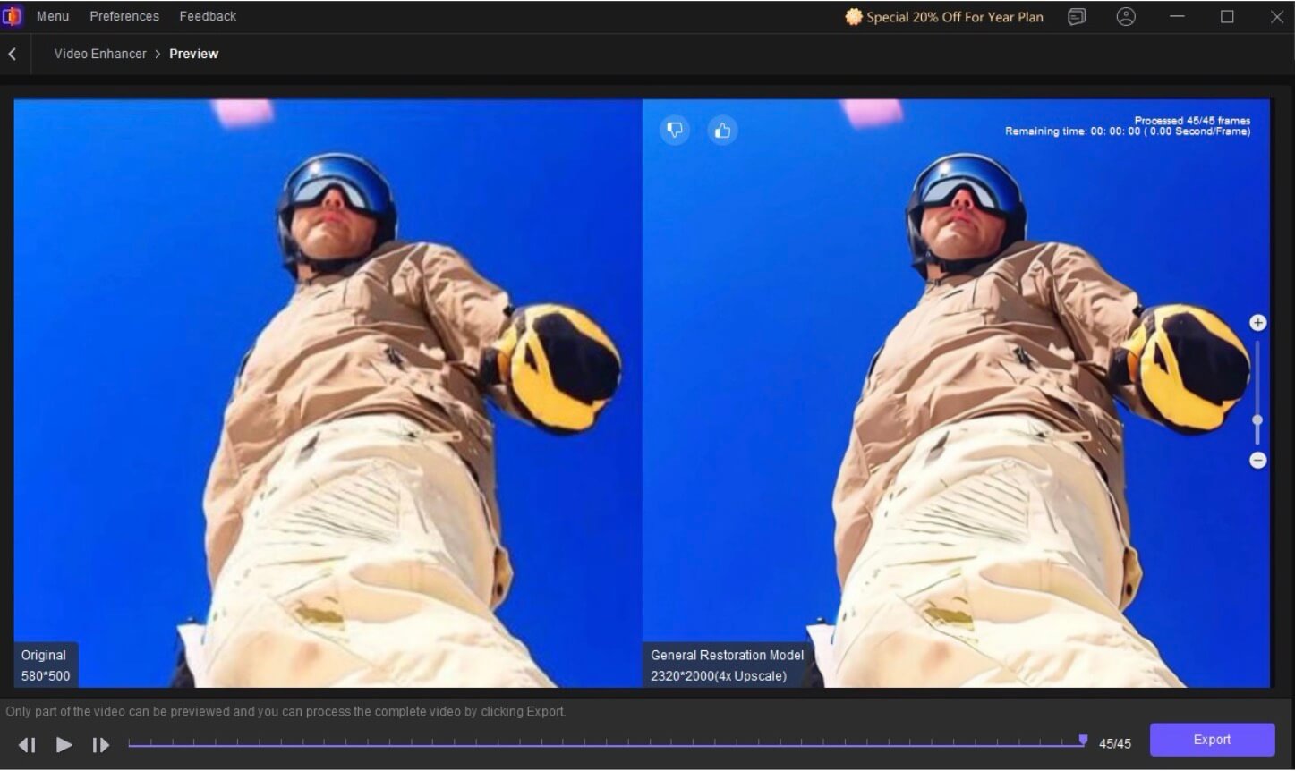 Hitpaw Vikpea Video Enhancer AI апскейлинг hitpaw vikpea video enhancer ai upscaling