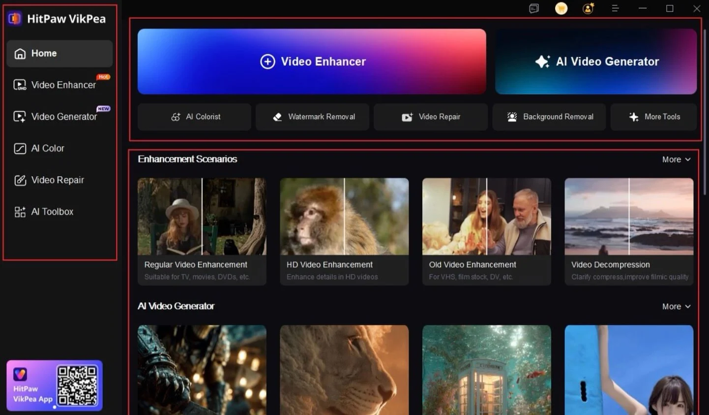 Пользовательский интерфейс инструмента hitpaw hitpaw tool userinterface