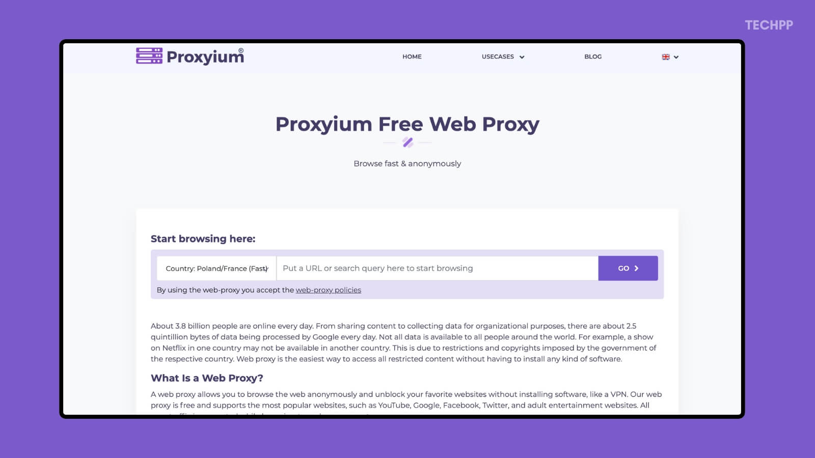 image showing web proxy site 