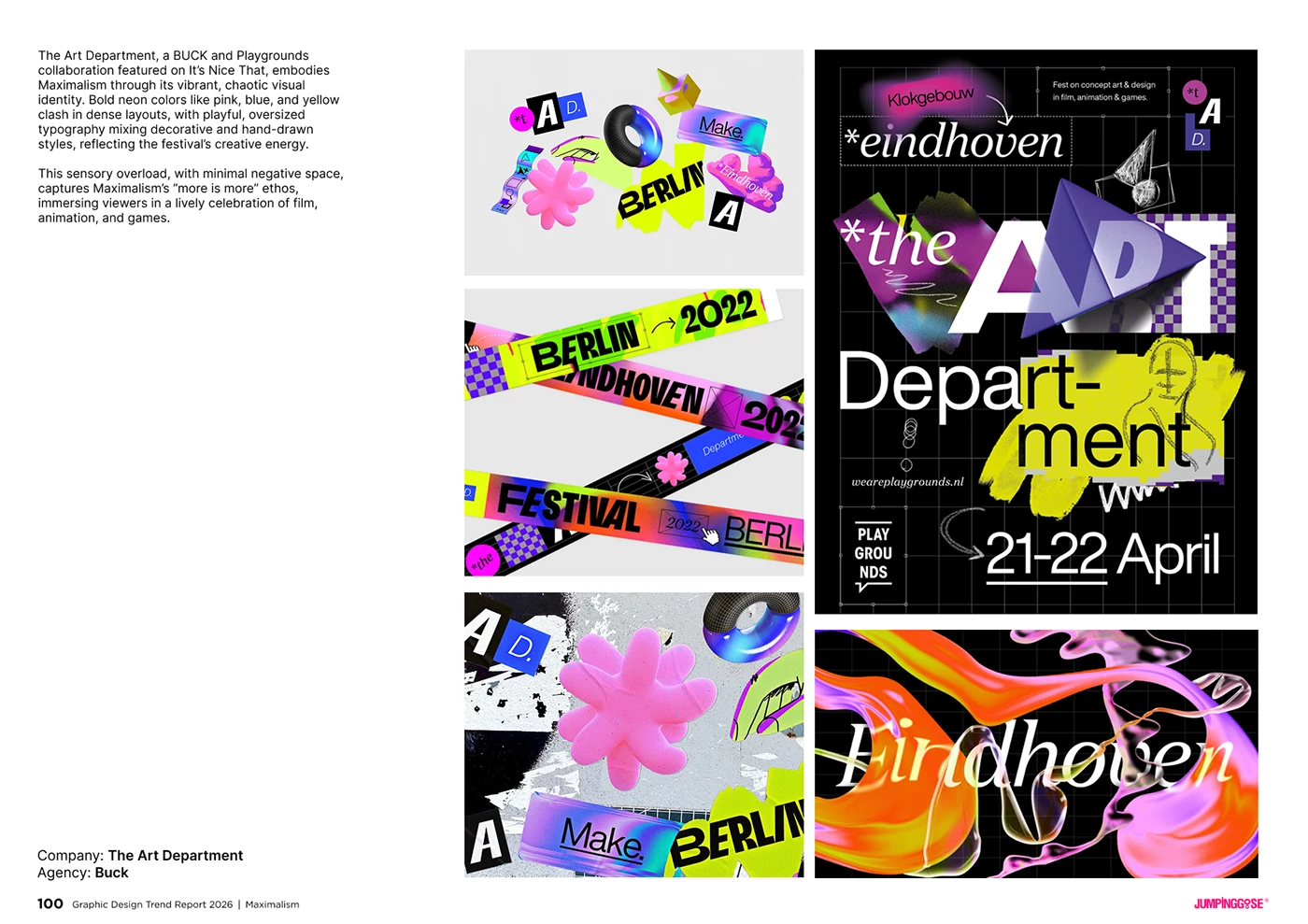 Contemporary maximalism in graphic design using layered imagery and bold visual hierarchy