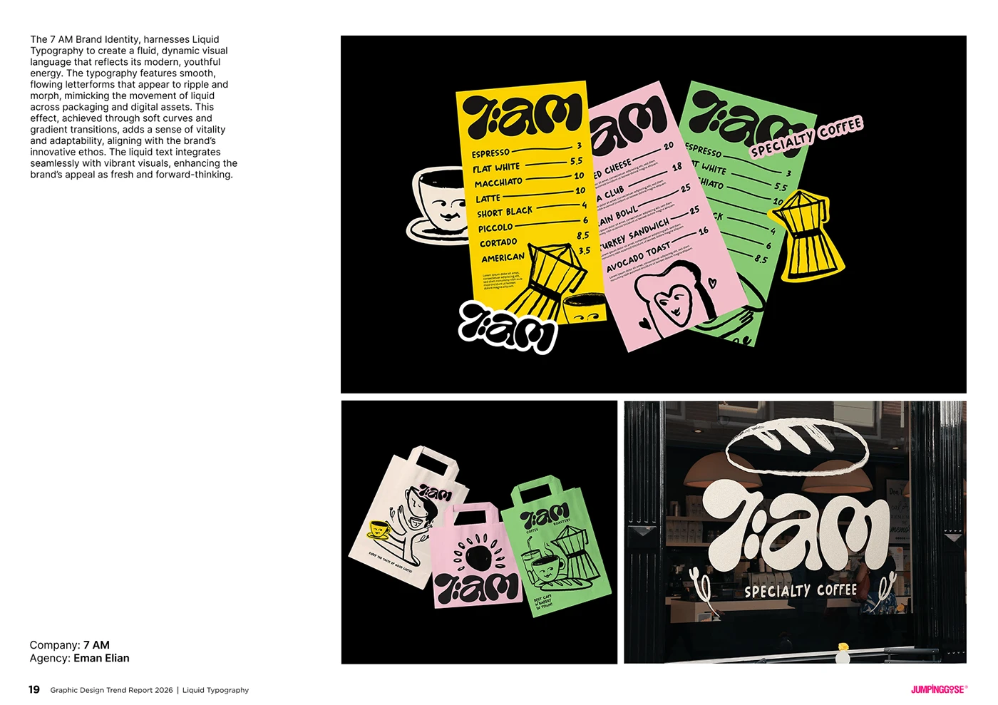 Fluid typographic composition where letters stretch and blend into organic forms