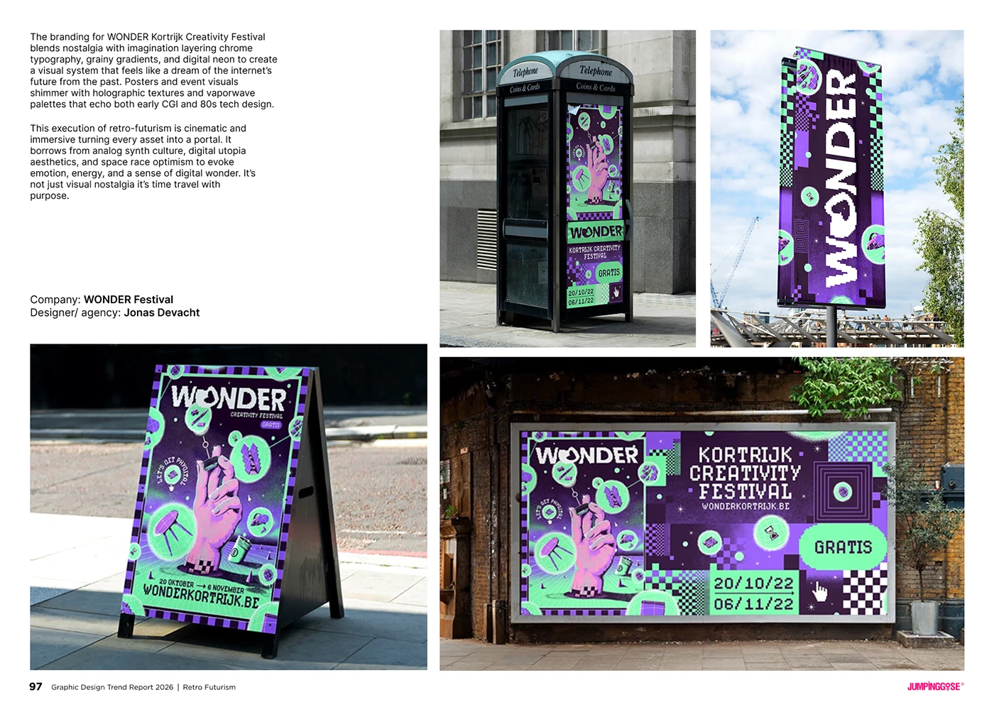 Stylised retro futurism artwork combining nostalgia with speculative future themes