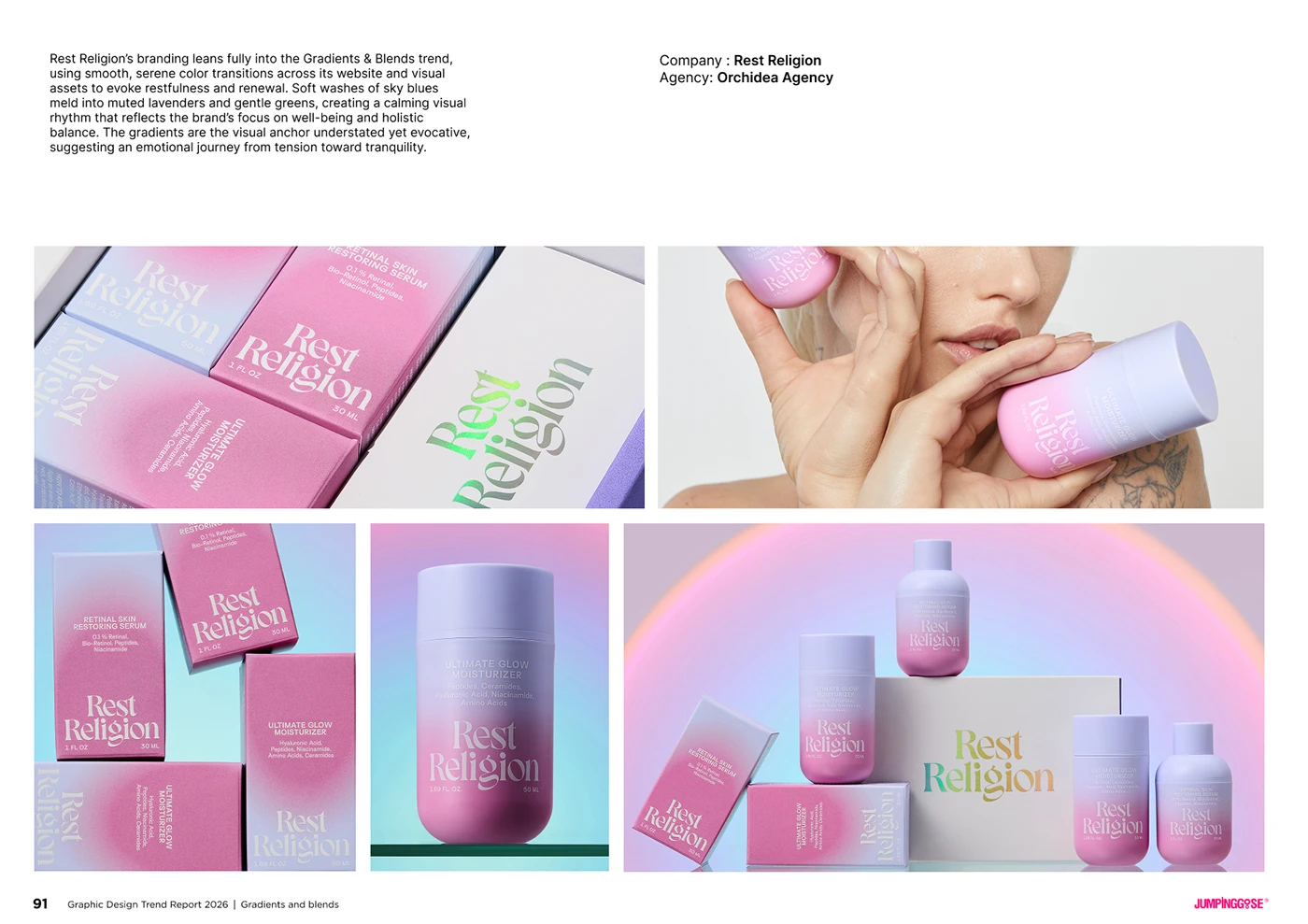 Minimal graphic layout enhanced with subtle gradient blends and tonal depth