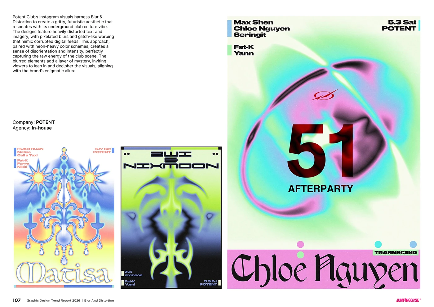 Modern graphic design embracing soft focus, distortion, and visual ambiguity