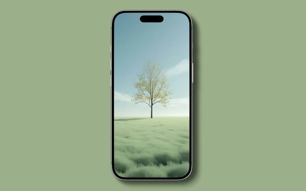 serenity tree lock screen wallpaper