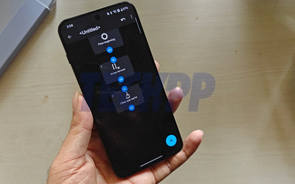 automate app visual flowchart