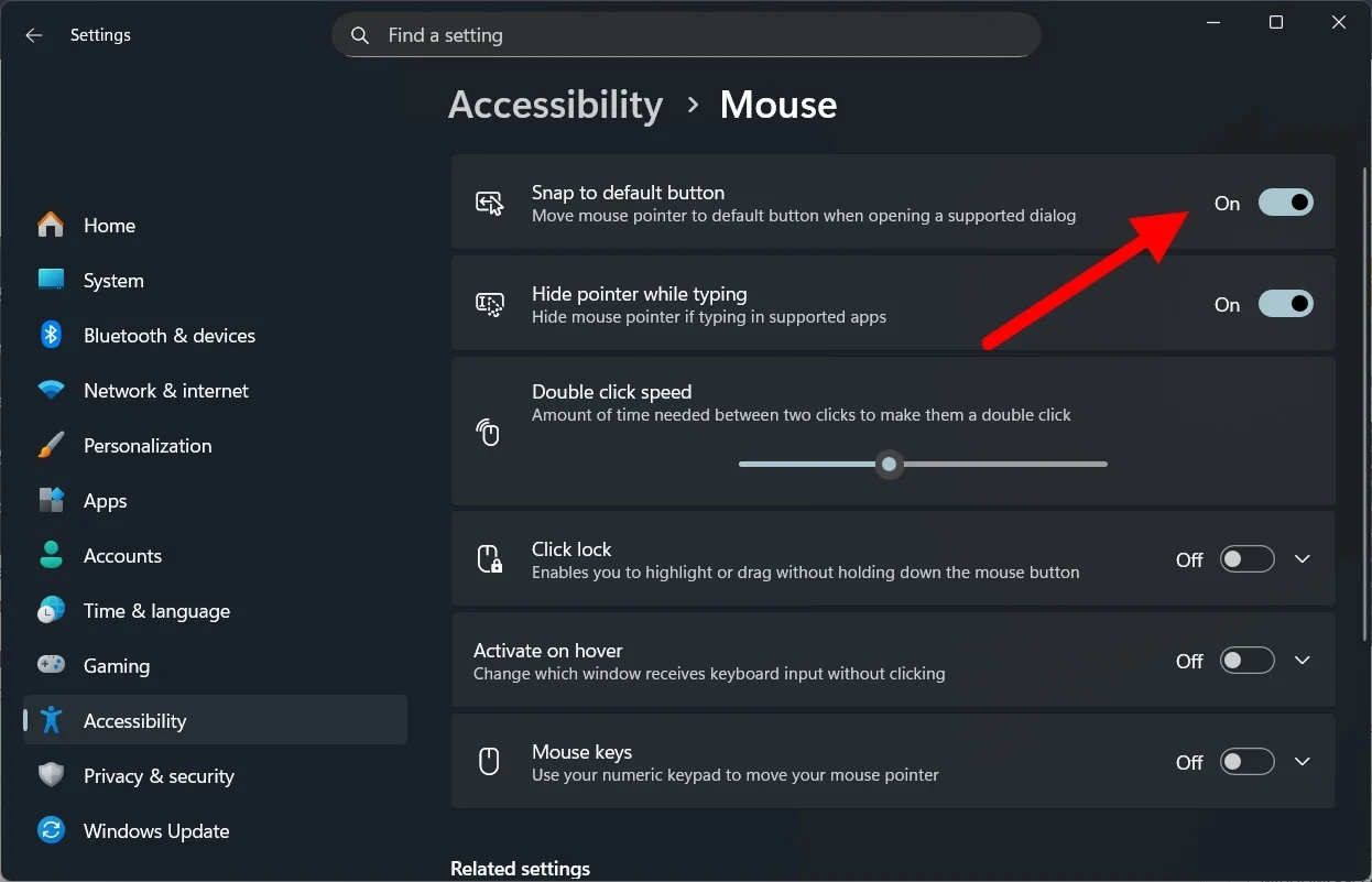 snap-to-default-mouse-accessibility-windows
