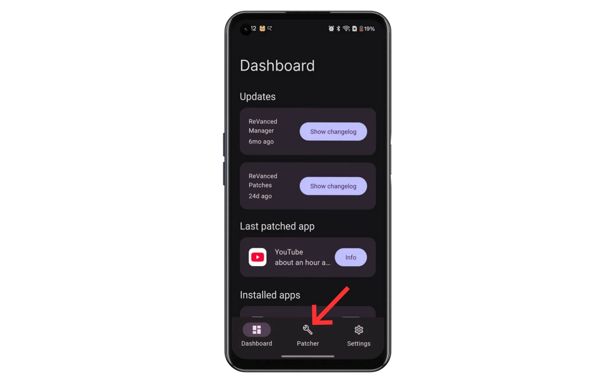 youtube revanced app manager 