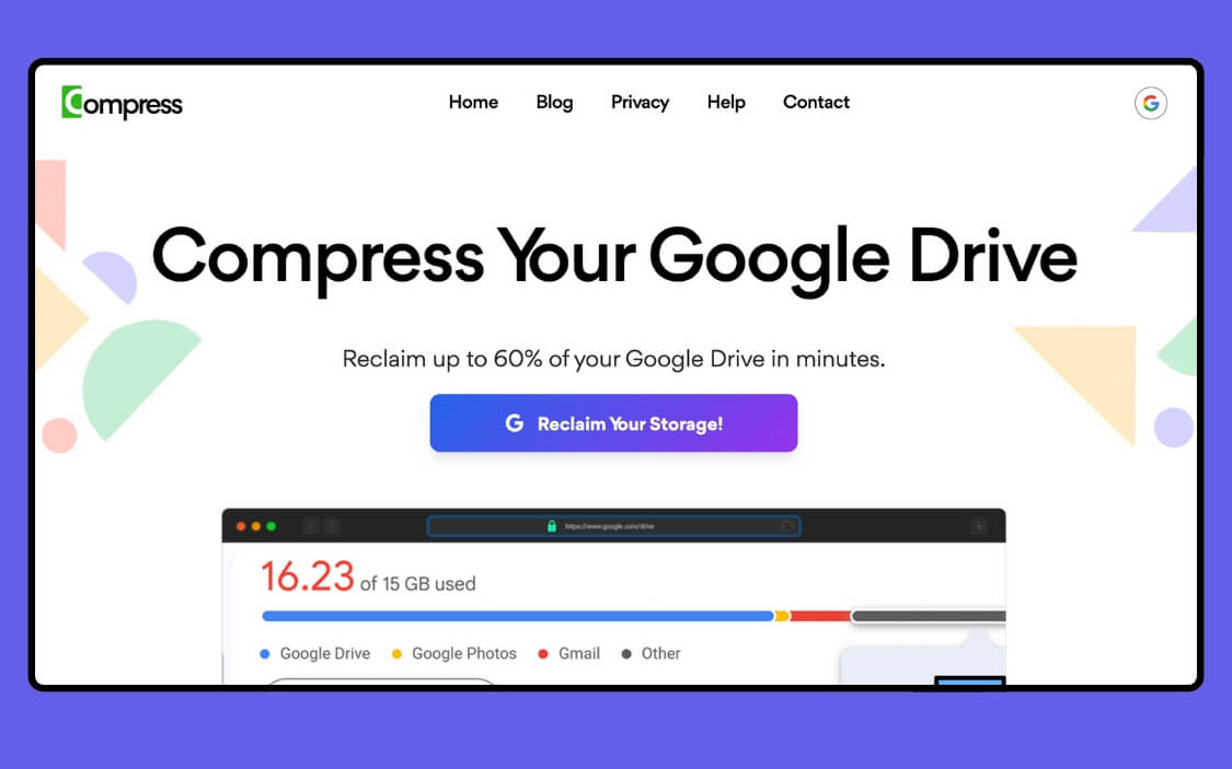 compress my google drive files compressor 