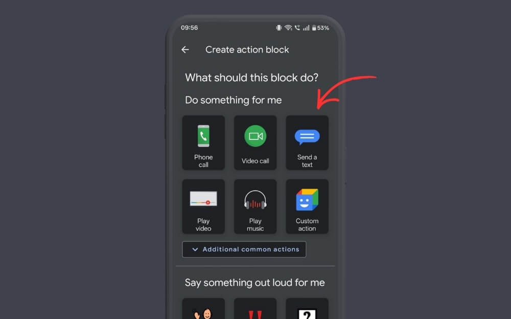 create custom shortcuts with action blocks