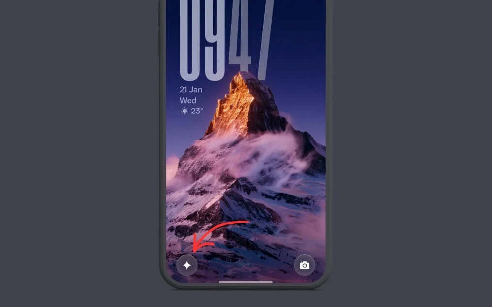 add shortcuts to the lock screen