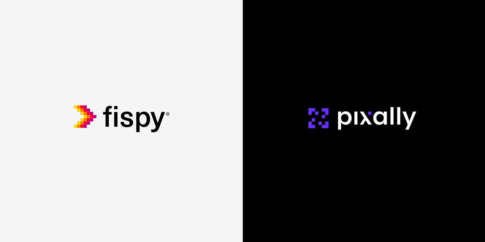Pixel sharp logo design with clean geometry and digital inspired typography for modern brands