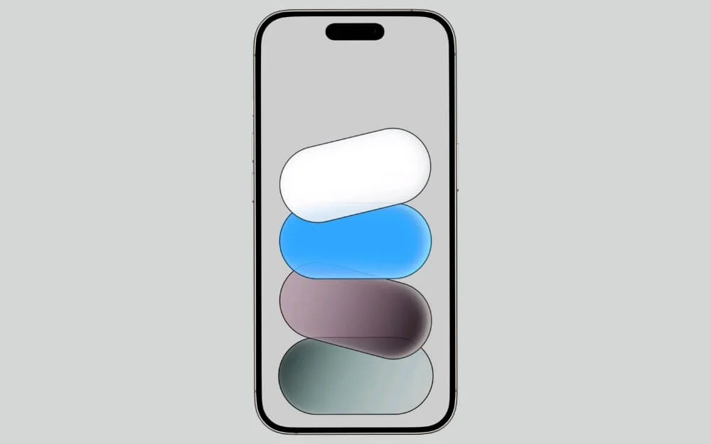 wallpaper layar kunci kerikil warna lembut bertumpuk stacked soft color pebbles lock screen wallpaper