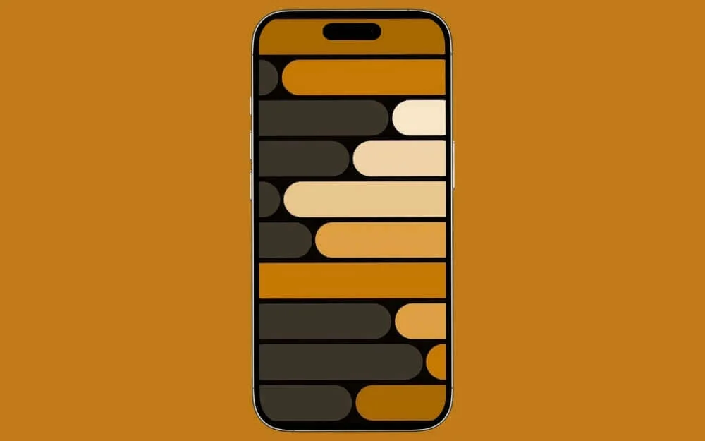 wallpaper layar kunci bilah warna bulat bertumpuk stacked rounded color bars lock screen wallpaper