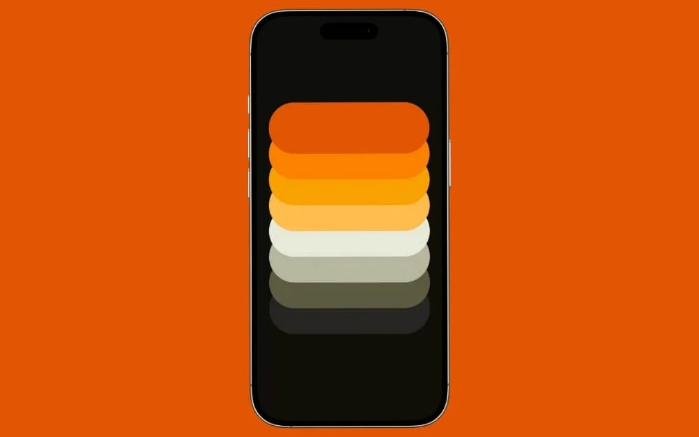 wallpaper layar kunci palet warna hijau bertumpuk dinamis 1 dynamic stacked green color palette lock screen wallpaper