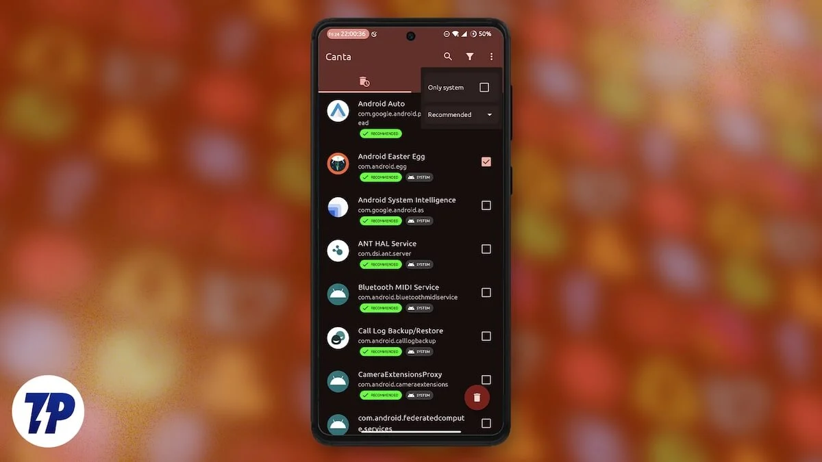 debloat android phone canta