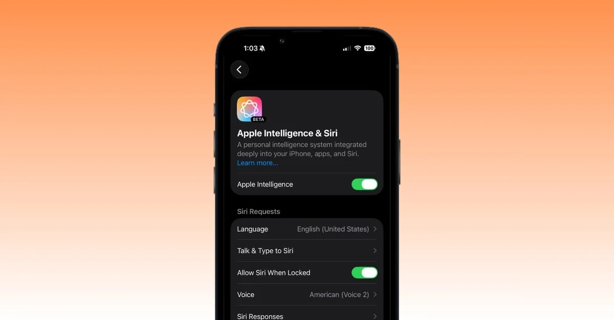 remove apple intelligence on iphone
