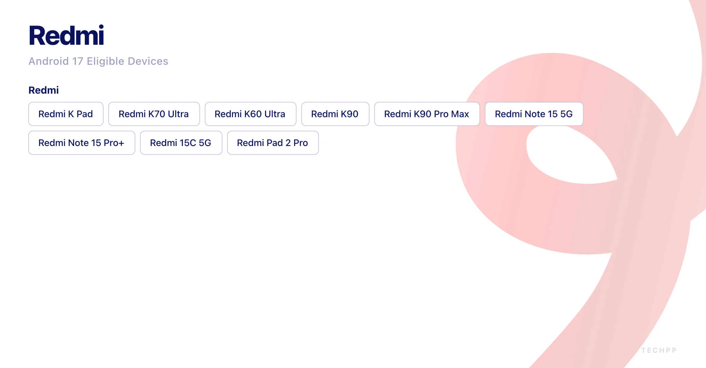 redmi android 17 対象デバイス redmi android 17 eligible devices