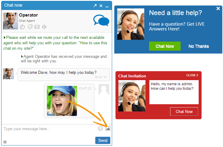 ซอฟต์แวร์แชทสดฟรี MyLiveChat